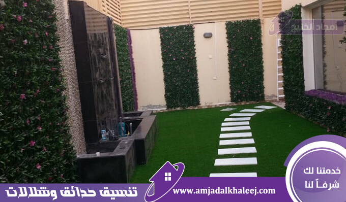 تصميم شلالات بالمدينة المنورة | تركيب نوافير حديثة للمنازل والحدائق