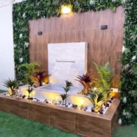 تصميم شلالات بالقطيف | توريد وتركيب شلالات جدارية ونوافير حديثة