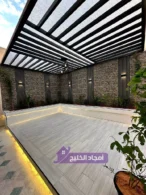جلسات حدائق في جده 0542140160 | تصميم جلسات خارجية ومظلات أنيقة