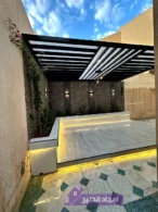 جلسات حدائق في جده 0542140160 | تصميم جلسات خارجية ومظلات أنيقة