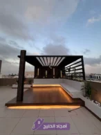 جلسات حدائق في جده 0542140160 | تصميم جلسات خارجية ومظلات أنيقة